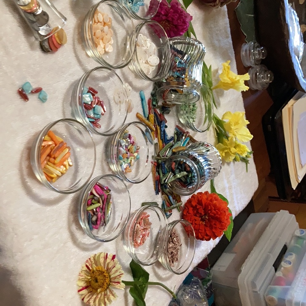 Mother of pearl loose beads